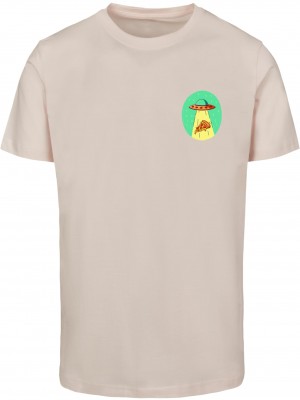 Тениска Ufo Pizza Tee pink marshmallow XXL
