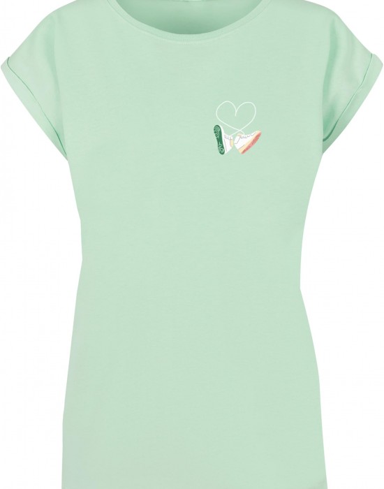 Дамска тениска Ladies Kicks Love Extended Shoulder Tee neo mint M