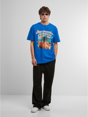 Тениска Days Before Summer Oversize Tee cobalt blue XXL