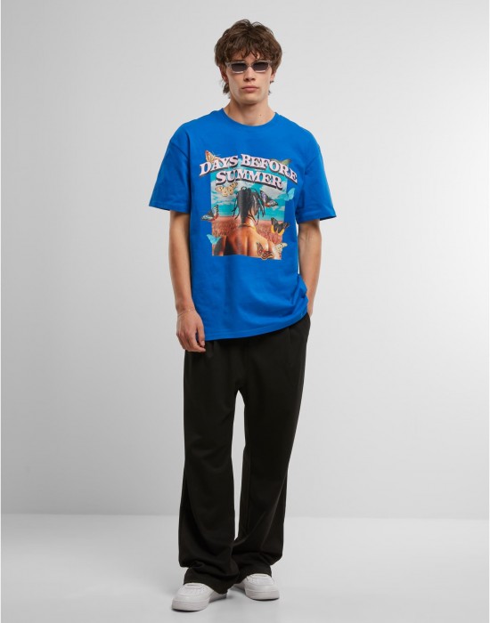 Тениска Days Before Summer Oversize Tee cobalt blue XXL