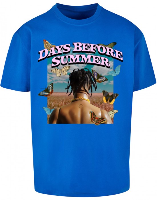 Тениска Days Before Summer Oversize Tee cobalt blue XXL