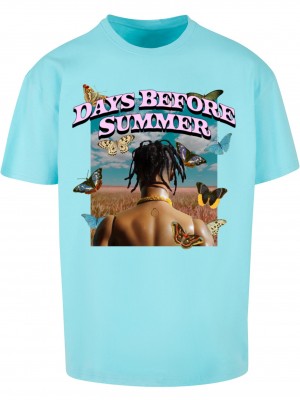 Тениска Days Before Summer Oversize Tee berylblue XXL