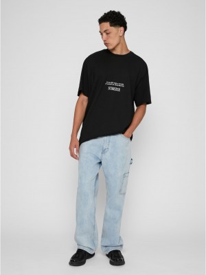 Тениска Movie Oversize Tee black XXL