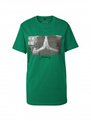 Дамска тениска Ladies Pray Tee forest green XS