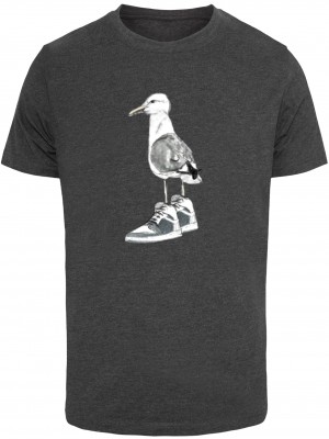 Тениска Seagull Sneakers Tee charcoal XXL