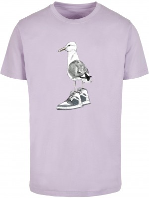 Тениска Seagull Sneakers Tee lilac XXL