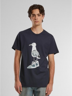 Тениска Seagull Sneakers Tee navy XXL