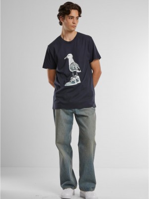 Тениска Seagull Sneakers Tee navy XXL