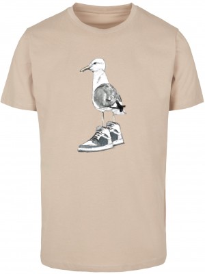 Тениска Seagull Sneakers Tee sand XXL