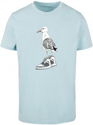 Тениска Seagull Sneakers Tee ocean blue XXL