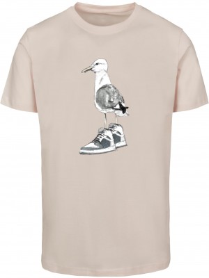 Тениска Seagull Sneakers Tee pink marshmallow XXL