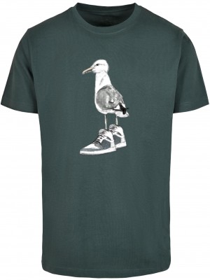Тениска Seagull Sneakers Tee bottlegreen XXL