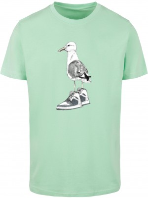 Тениска Seagull Sneakers Tee neo mint XXL