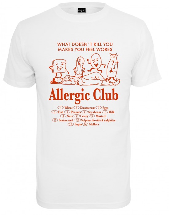 Тениска Allergic Club Tee white XXL