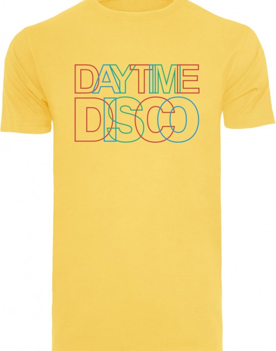 Тениска Daytime Disco Tee T-Shirt Round Neck taxi yellow S