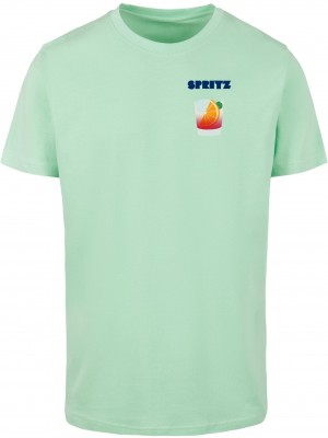 Тениска Vintage Spritz Tee neo mint XXL