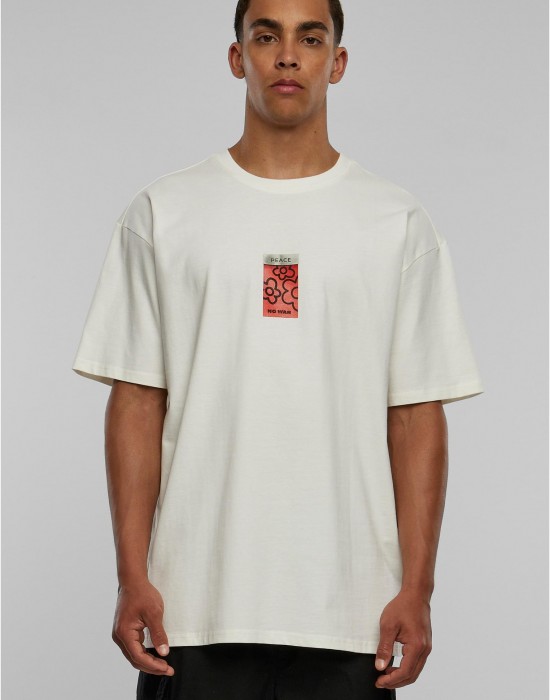 Тениска Puffer Peace Huge Tee whitesand XXL