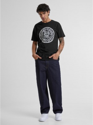 Тениска Lion Face Tee black XXL