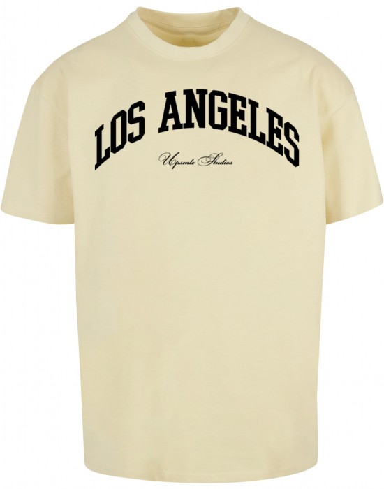 Овърсайз тениска L.A. College Oversize Tee softyellow XXL