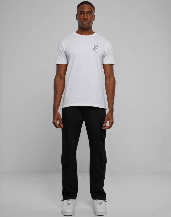 Тениска Peace Sign Tee EMB white XXL