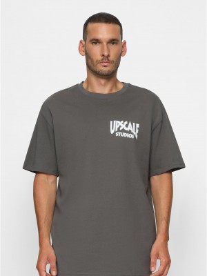 Овърсайз тениска Upscale Studios Oversize Tee darkgrey S