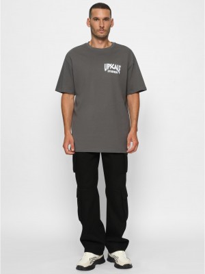 Овърсайз тениска Upscale Studios Oversize Tee darkgrey S