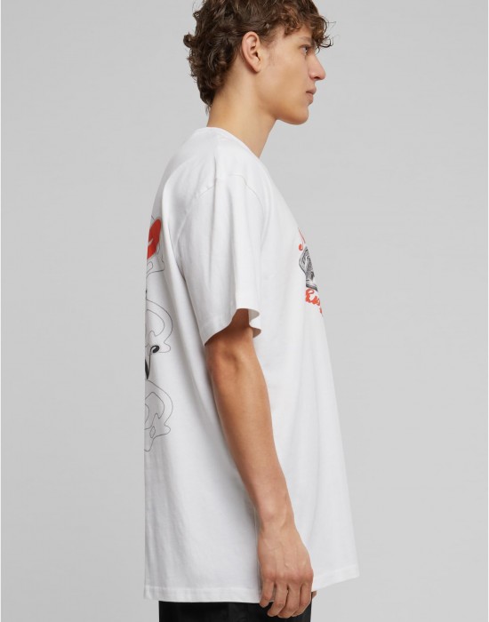 Тениска Never ending... Heavy Oversize Tee white XXL