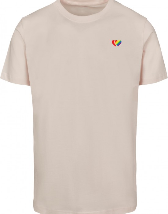 Тениска Double Hearts Pride Tee pink marshmallow XXL