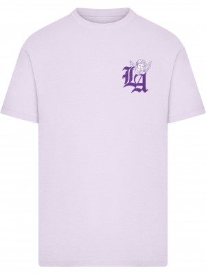 Тениска Guardian Angel Of LA Tee lilac XXS