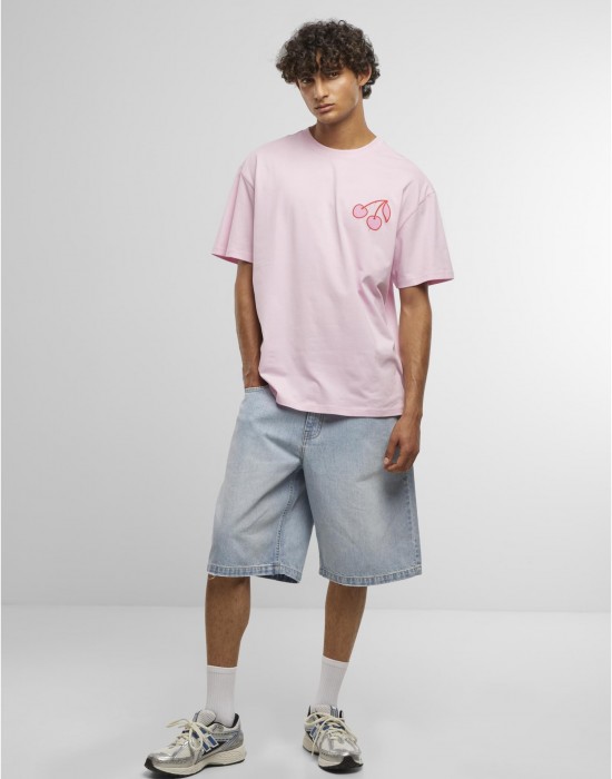 Тениска Pink Cherries Oversize Tee softpink XXL