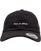 Шапка с козирка Out Of Office Dad Cap black one size