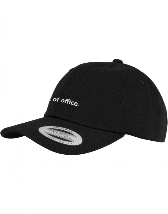 Шапка с козирка Out Of Office Dad Cap black one size