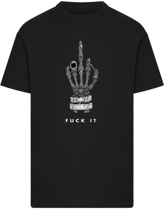 Тениска Skull Hand F*ck It Tee black XXL