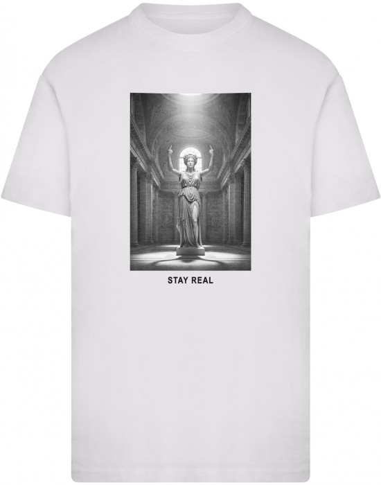 Тениска Stay Real Statue Tee white XXL