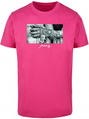 Тениска Pray 2.0 Tee hibiskus pink XXL