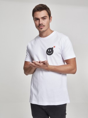 Тениска Face Bomb Tee white XXL