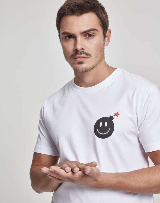 Тениска Face Bomb Tee white XXL