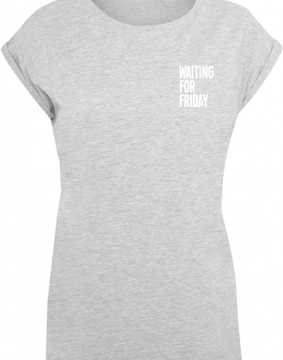 Дамска тениска Waiting for Friday Tee heather grey XXL