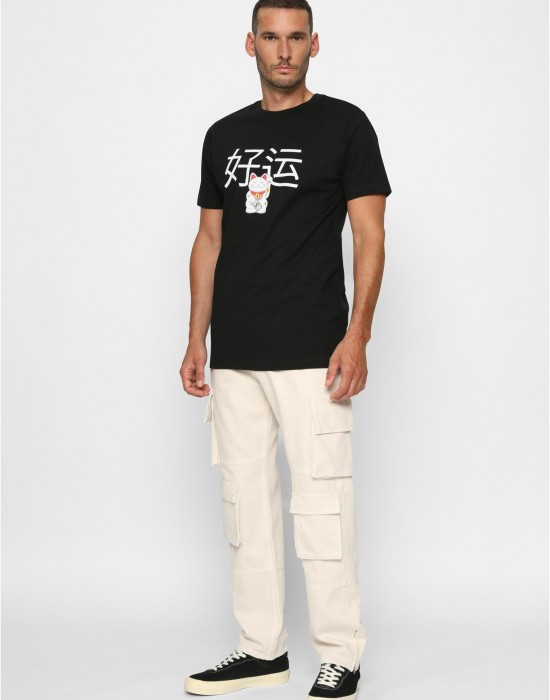 Тениска Waving Cat Tee black XS