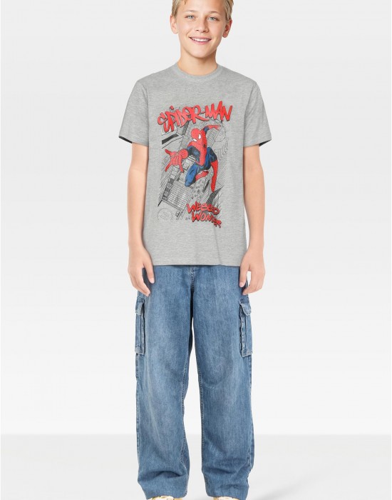 Детска тениска Kids Spiderman Comic Tee heather grey 158/164