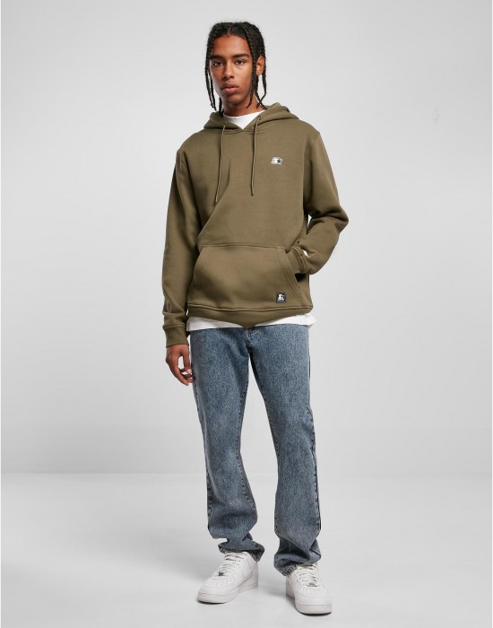 Суичър Starter Essential Hoody darkolive XXL