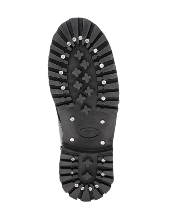 Високи черни кубинки естествена кожа Brandit Phantom 20 Eyelet