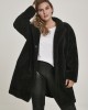 Дамско палто в черно от Urban Classics Ladies Oversized Sherpa Coat