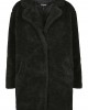 Дамско палто в черно от Urban Classics Ladies Oversized Sherpa Coat