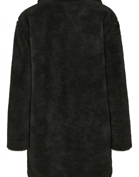 Дамско палто в черно от Urban Classics Ladies Oversized Sherpa Coat