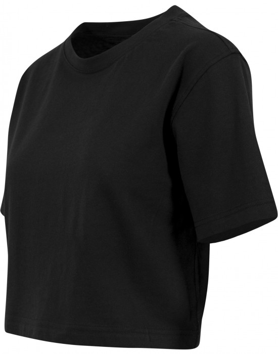 Дамска къса и широка тениска в черно Oversized Urban Classics