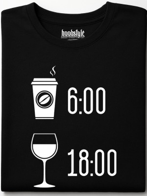 Coffe and wine тениска
