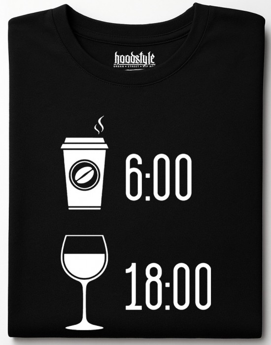 Coffe and wine тениска