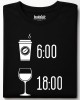 Coffe and wine тениска