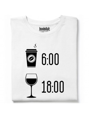 Coffe and wine тениска